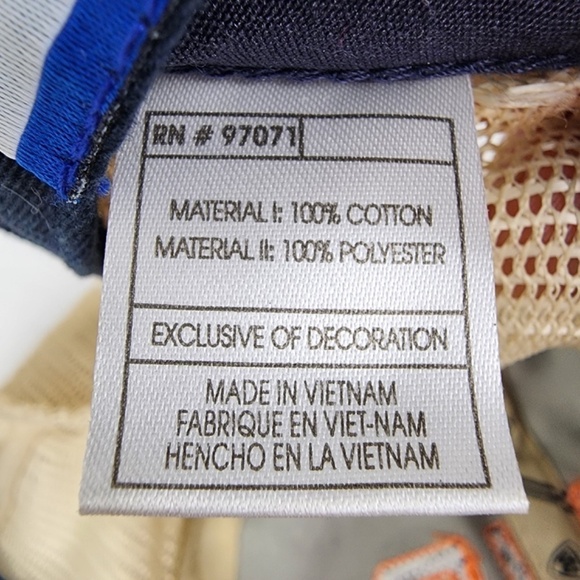 Top Of The World Auburn Tigers SnapBack Trucker Hat Cap- Blue Denim NWOT - Picture 8 of 8